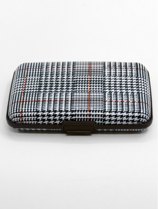 PLAID PRINTS CREDIT CARD WALLET